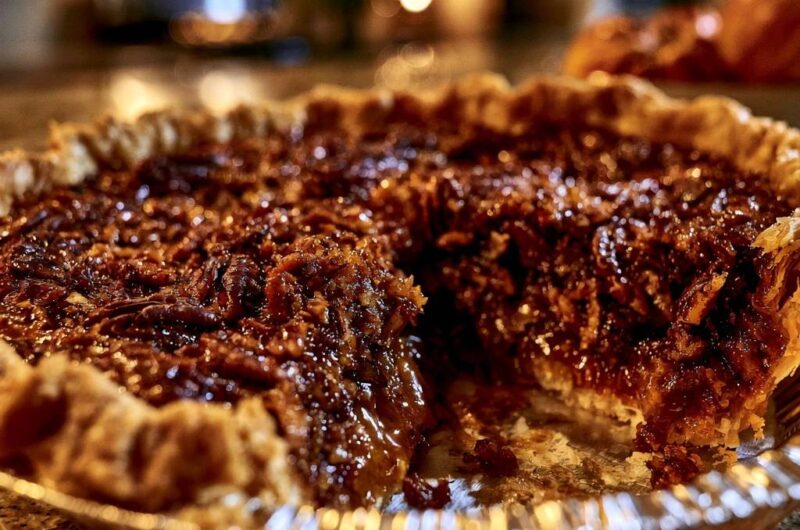 Klassischer Pekannuss-Pie (Der Anti-Matsche-Boden)
