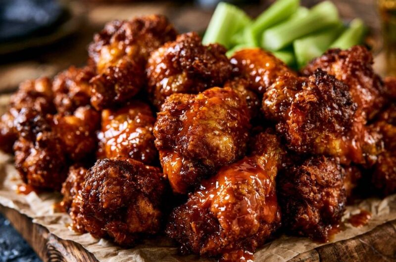 Knusprige Sticky Chicken Wings