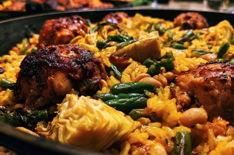 Mediterrane Hähnchen-Paella