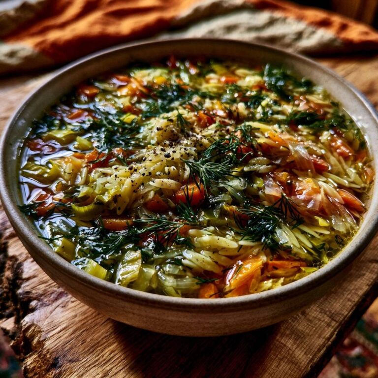 Mediterrane Orzo-Gemüsesuppe: Der Trick für perfekte Nudeln
