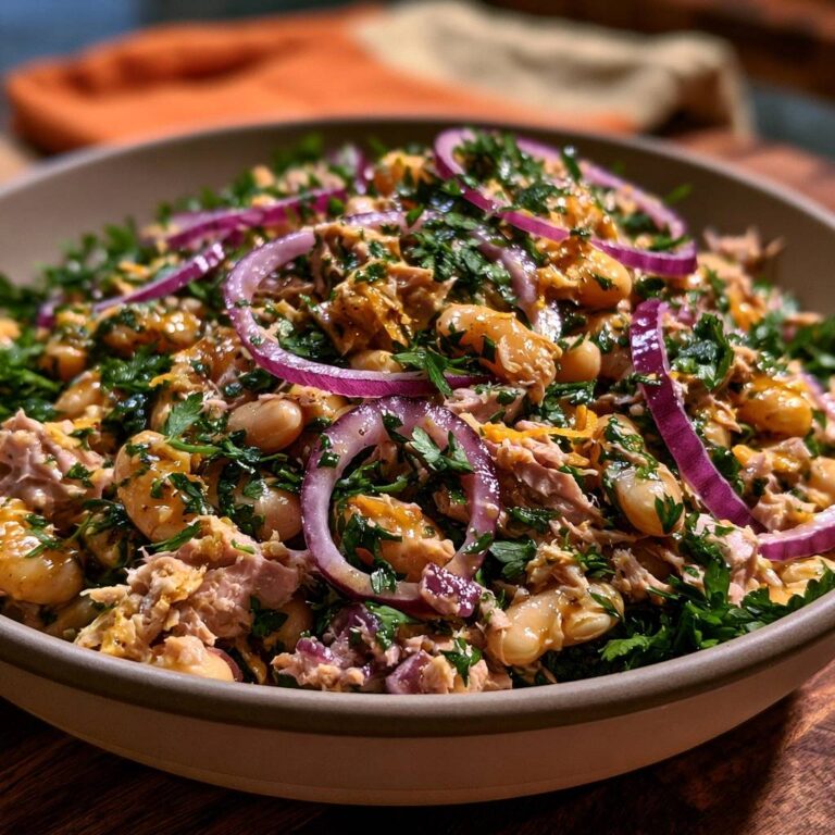 Mediterraner Thunfisch-Bohnen-Salat: Schnell & Saftig