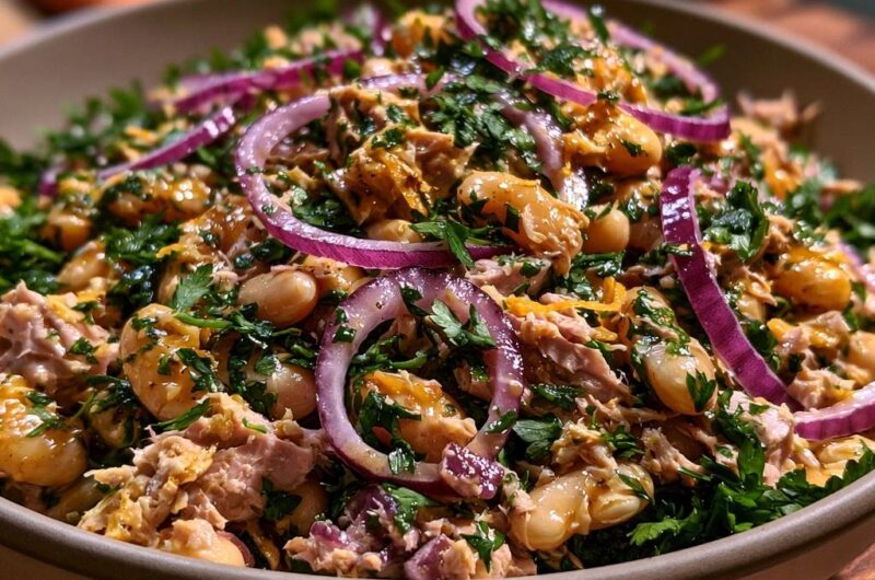 Mediterraner Thunfisch-Bohnen-Salat