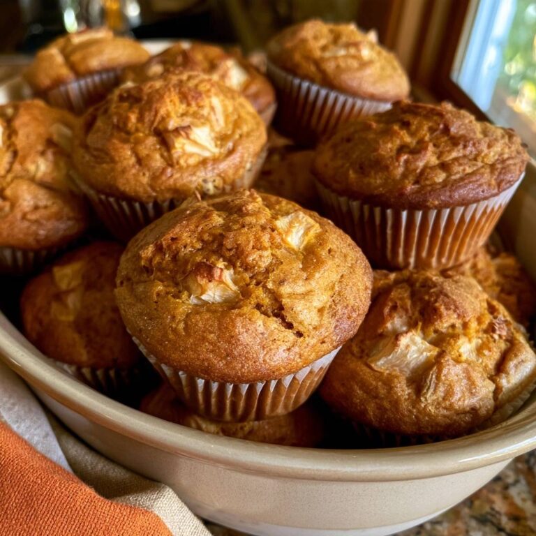 Kürbis-Apfel-Muffins