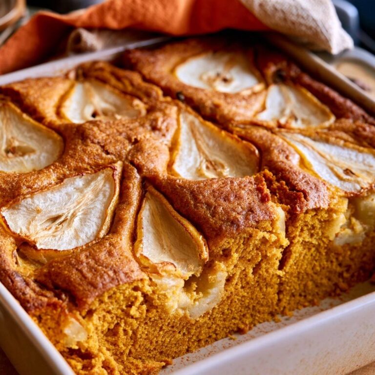 Kürbis-Birnen-Kuchen vom Blech