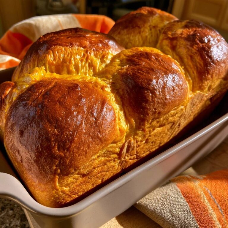 Kürbis-Brioche aus der Kastenform