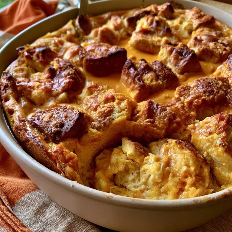 Kürbis-Brotpudding