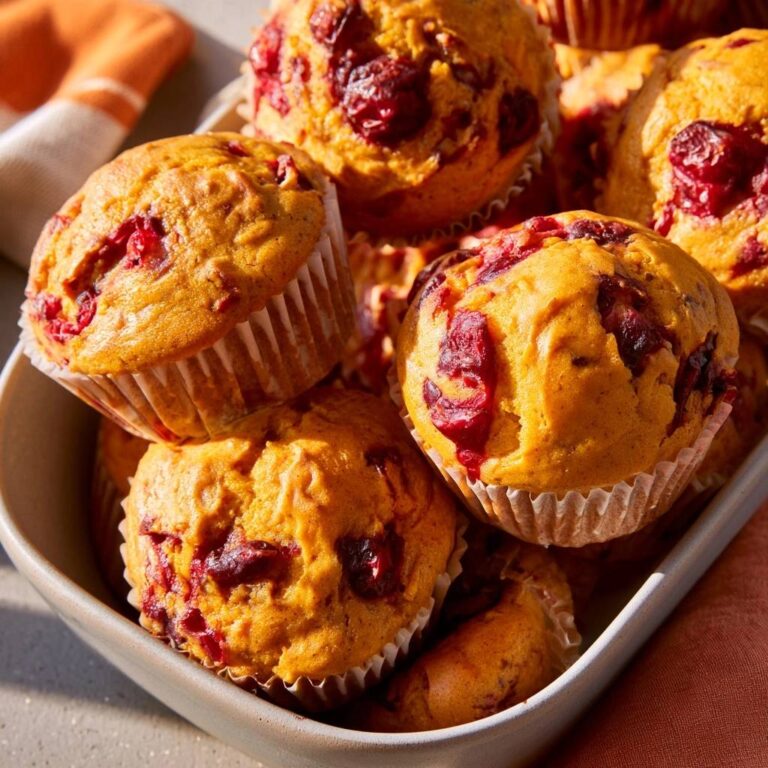 Kürbis-Cranberry-Muffins