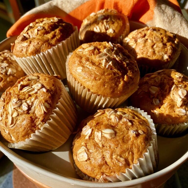 Kürbis-Haferflocken-Muffins