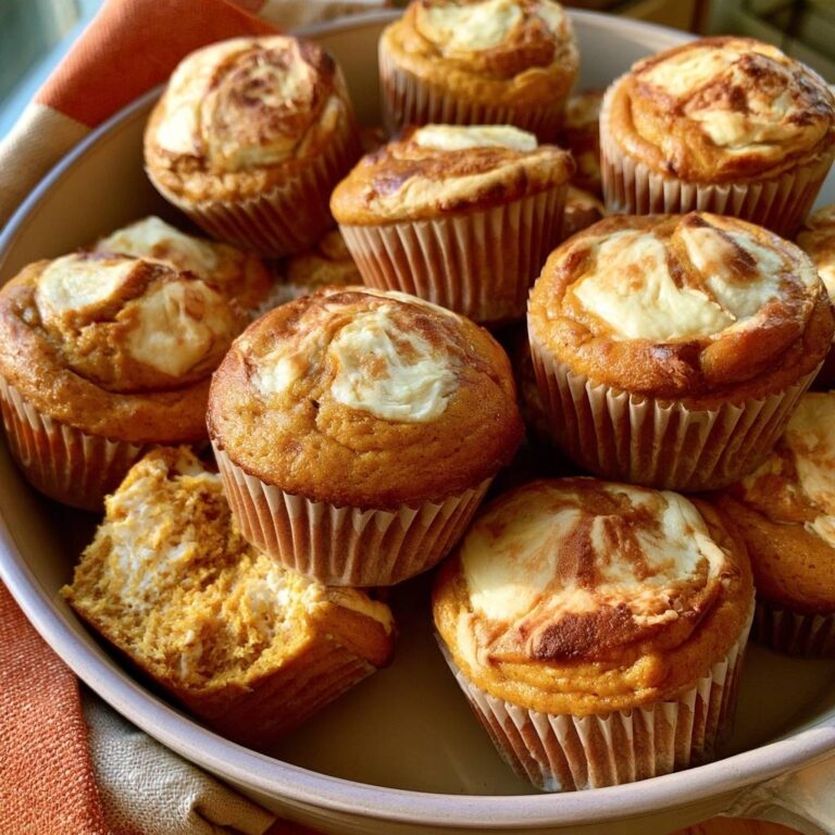 Kürbis-Käsekuchen-Muffins