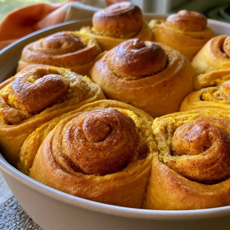 Kürbis-Kardamomschnecken
