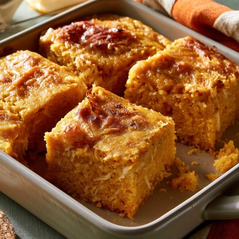Kürbis-Kokos-Blechkuchen