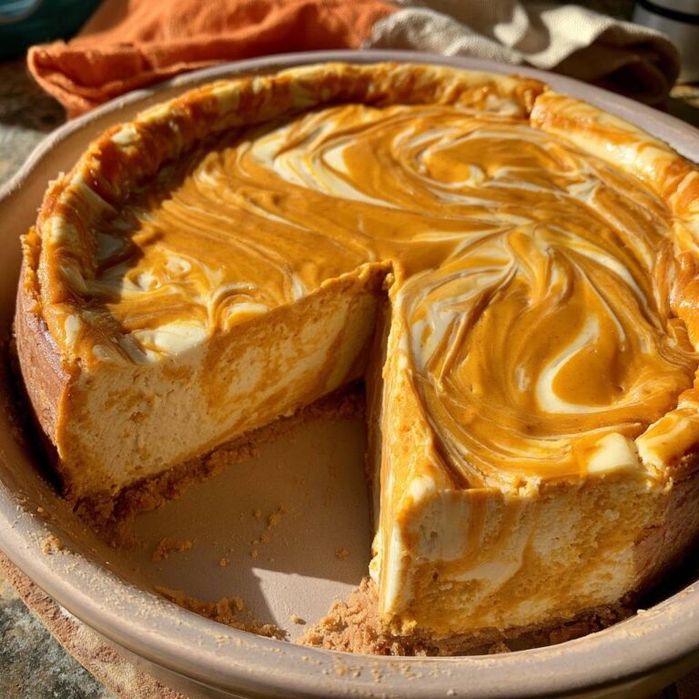 Kürbis-Marmor-Käsekuchen