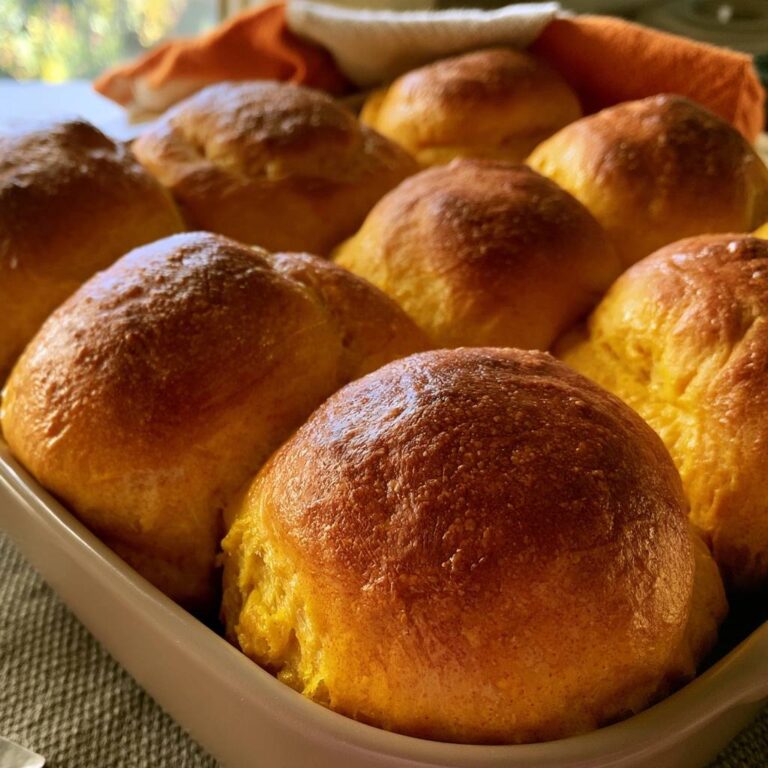 Kürbis-Milchbrötchen