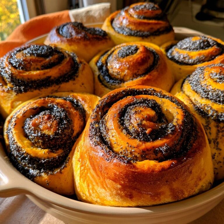 Kürbis-Mohnschnecken