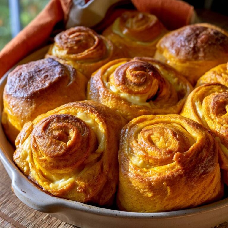 Kürbis-Puddingschnecken