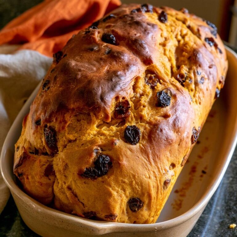 Kürbis-Rosinenbrot