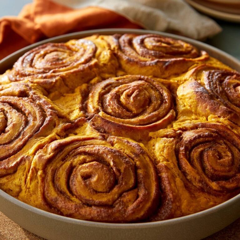 Kürbis-Zimtschnecken-Kuchen