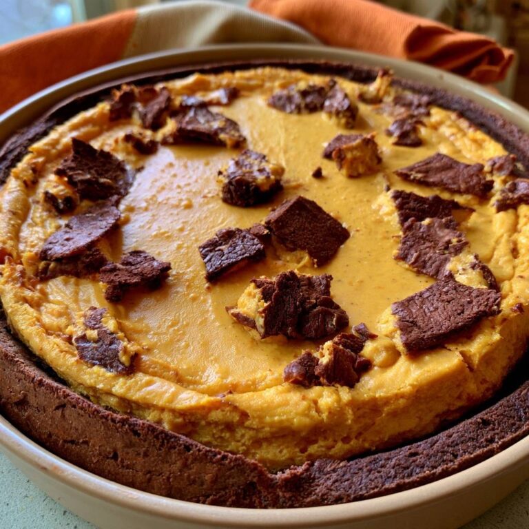 Russischer Zupfkuchen mit Kürbis